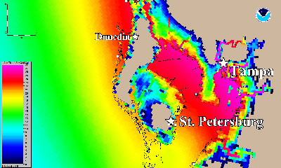 MOM (Maximum of Maximum) Map for Pinellas County, FL
