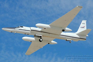 NASA ER-2 aircraft.  Image courtesy of NASA's Dryden Flight Research Center.