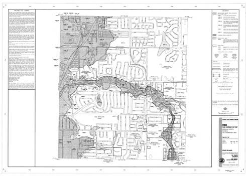 Flood Insurance Rate Map (FIRM) for the city of Dunedin and surrounding areas of Pinellas county FL (Panel 67).